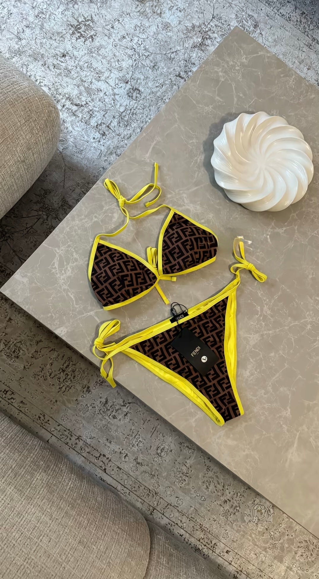 Maillot de bain fendi 2 pièce